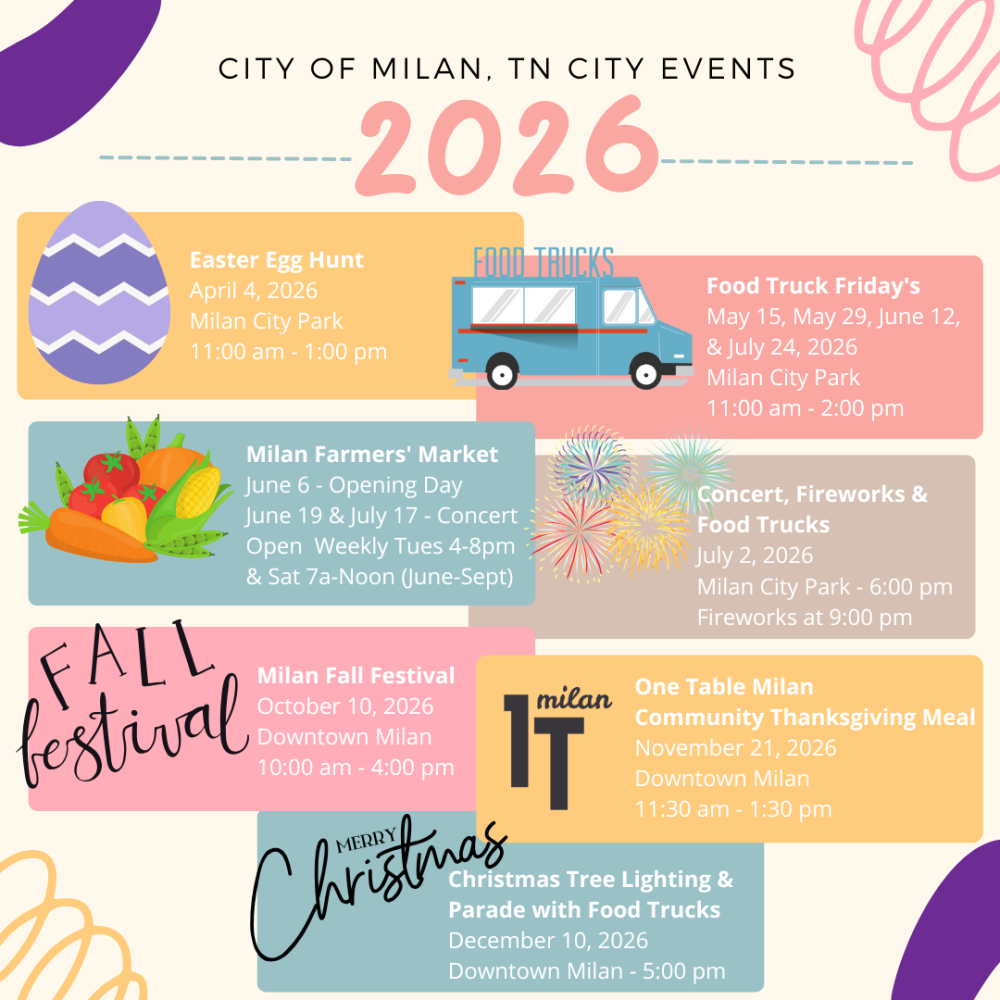 City of Milan Announcements: