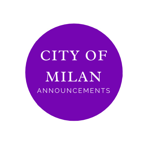 City of Milan Announcements: